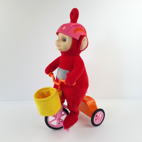 Teletubbies riding bicycle - teletubbies, po